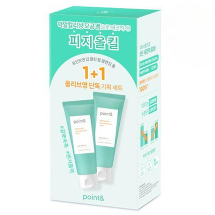 POINT& Deep Clean Whip Cleansing Foam 120g 1+1 Special Set