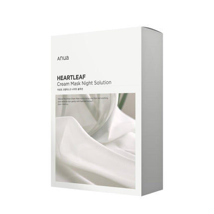 Anua Heartleaf Cream Mask Night Solution Sheet 10ea