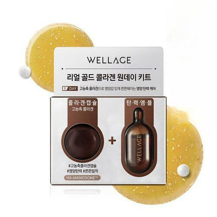 WELLAGE Real Gold Collagen One Day Kit