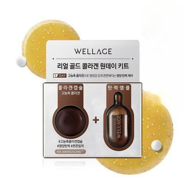 WELLAGE Real Gold Collagen One Day Kit