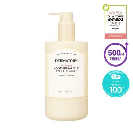 Dermatory Hypoallergenic Moisturizing Feminine Wash 500mL