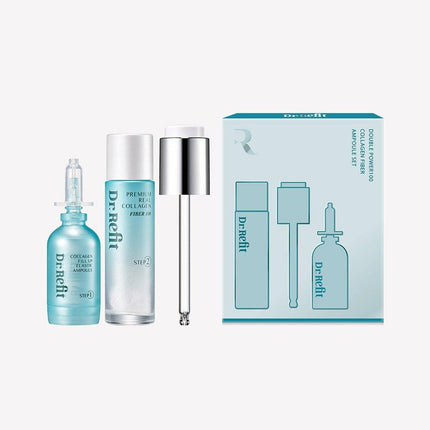 Dr.Refit Double Power 100 Collagen Fiber Ampoule Aqua Mini Set