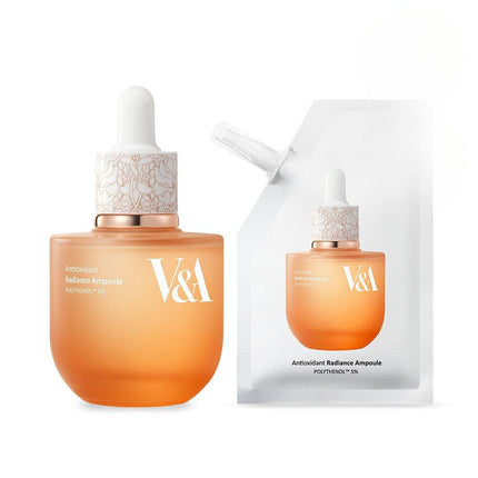 V&A BEAUTY Antioxidant Radiance Ampoule 50mL Refill Set (+50mL Refill Pack)