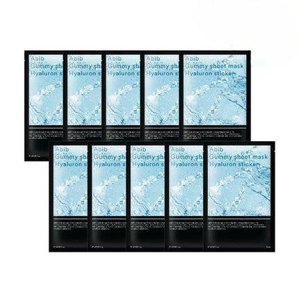 Abib Gummy Sheet Mask Hyaluron Sticker 10 Sheets