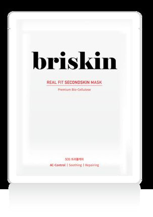 Briskin Real Fit Second Skin Mask Sheet SOS Trouble Care 10 Sheets