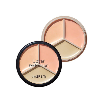 The SAEM Cover Perfection Triple Pot Concealer 4 Colors