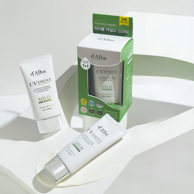 d'Alba UV Essence Waterfull Mind Sun Cream 50mL + 50mL Duo Pack