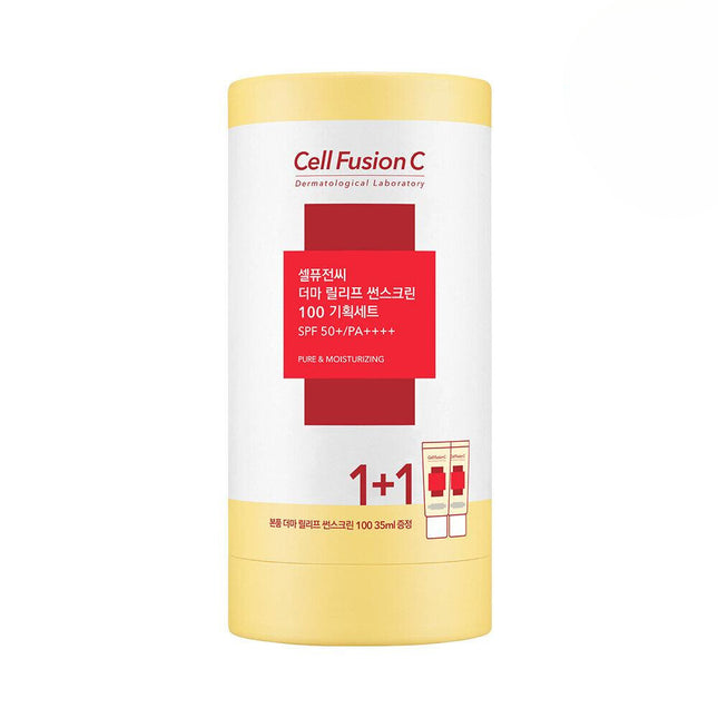 Cell Fusion C Derma Relief Sunscreen 100 Twin Pack SPF50+/PA++++ (35ml + 35ml)