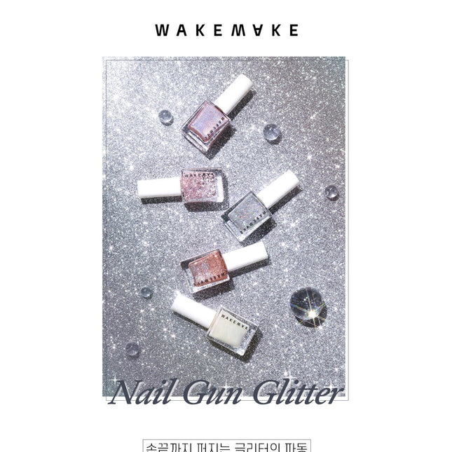 WAKEMAKE Nail Gun Glitter 5 Colors