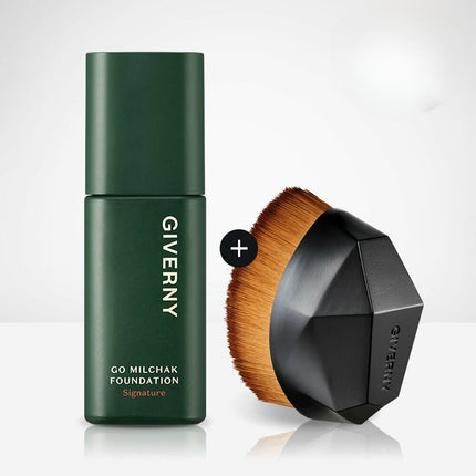 Giverny Go Milchak Foundation Singnature Special Set (Original Product+Brush)