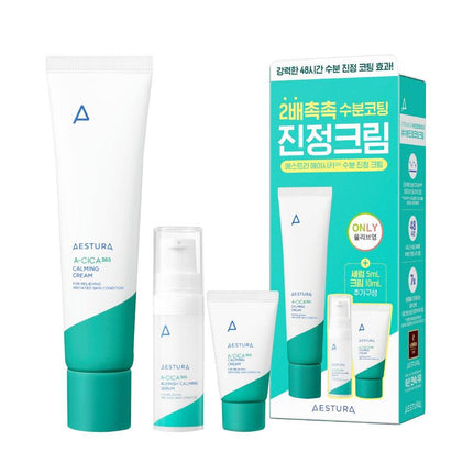 AESTURA A-Cica 365 Calming Cream Special Set (+Serum 5mL+Cream 10mL)