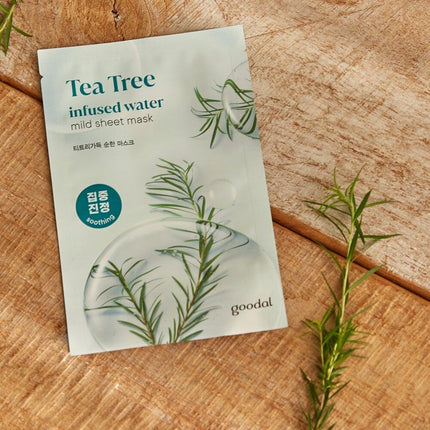 goodal Mild Sheet Mask 1 out of 3 options (Tea Tree/Green Tea/Yuja)