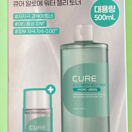 Cure Aloe Water Jelly Toner Special Set 500mL+50mL