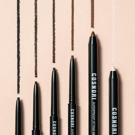 Cosnori Superproof Fitting Gel Eyeliner Pencil 1+1 Special Set