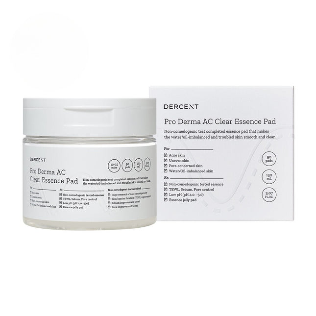 Proderma AC Clear Essence Pad Toner Pad Peeling Pad 150ml 90 sheets