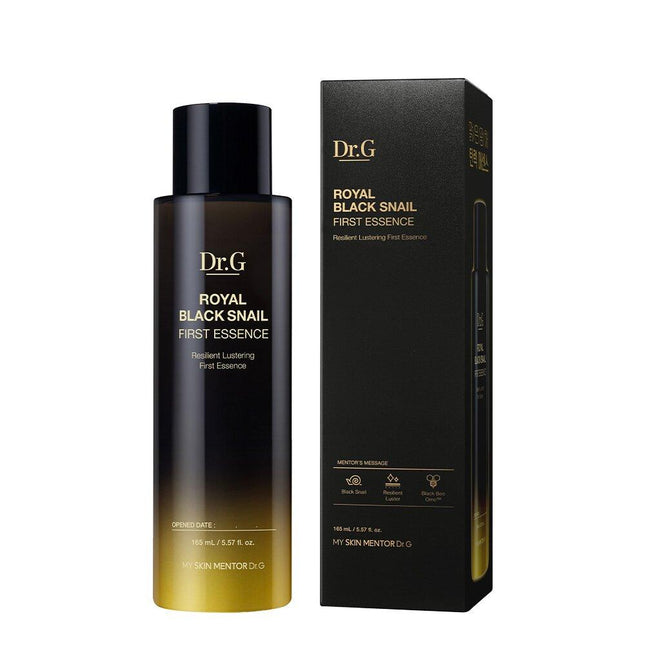 Dr.G Royal Black Snail First Essence 165mL Special Set with Cotton Pads