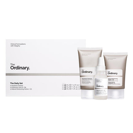 The Ordinary The Daily Set (Cleanser 50mL + Serum 30mL + Cream 30mL)