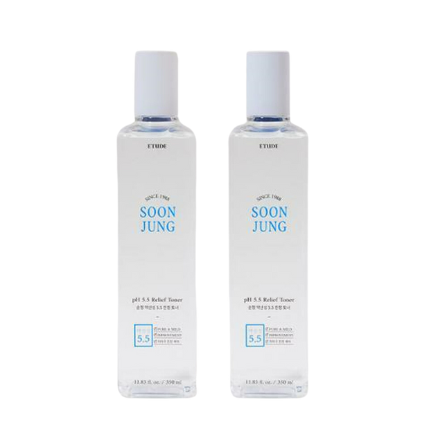 ETUDE Pure Chemical Acid 5.5 Soothing Toner Double Plan (350 ml + 350 ml)
