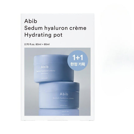 Abib Sedum Hyaluronic Cream Hydrating Pot 80mL 1+1 Special Set