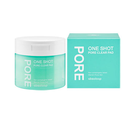 absolup One Shot Pore Clear Pad Peeling Pad Keratin Pad 145ml 60 sheets