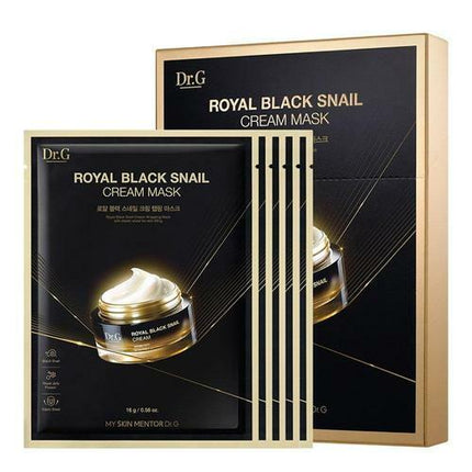 Dr.G Royal Black Snail Cream Mask Sheet 5 Sheets