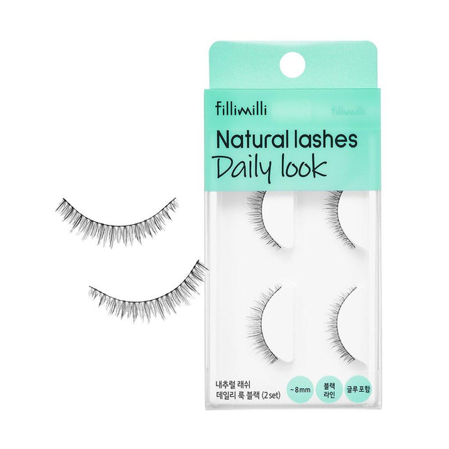 Fillimilli Natural Lash Daily Look Black (2 SET)