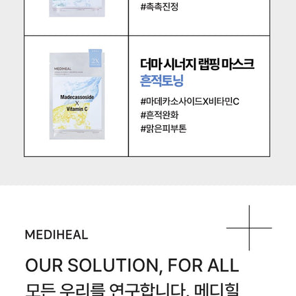 MEDIHEAL Derma Synergy Wrapping Mask Sheet for Toning Care 4P (OPANCHU Edition)