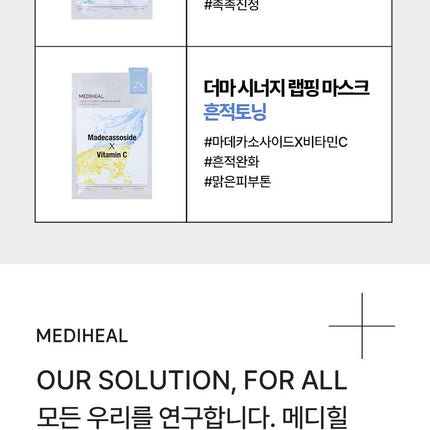 MEDIHEAL Derma Synergy Wrapping Mask Sheet for Pore Care 4P (OPANCHU Edition)