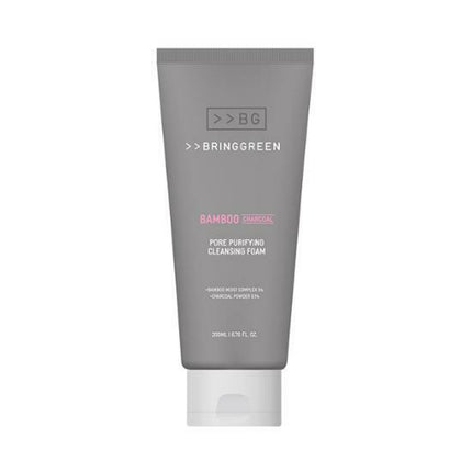 BRINGGREEN Bamboo Charcoal Pore Purifying Cleansing Foam 200ml Double Set