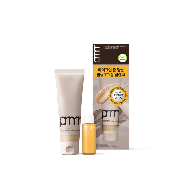 primera Organience BR Soft Peeling To Foam Cleanser 120mL Special Set (+Oil To Foam Cleanser 30mL)