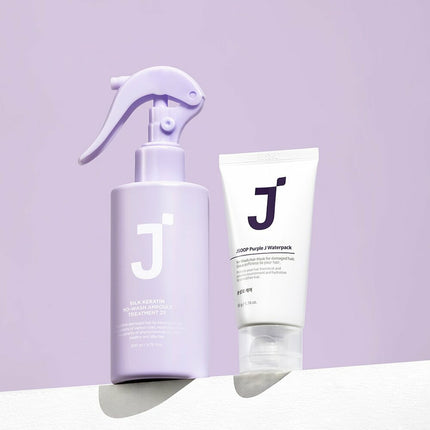 JSOOP Silk Keratin No Wash Ampoule Treatment 2X 200mL Special Set (Special Gift: Hair Pack 50g)