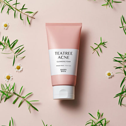 Happy Bath Tea Tree Acne Cleansing Foam 150g