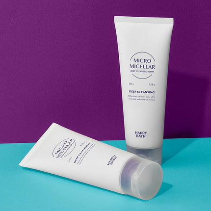 Happy Bath Micro Micellar Deep Cleansing Foam 150g Double Set