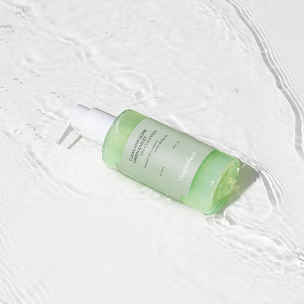 Veganifect. Clean & Glow Green Barley LHA Gel Cleanser 205mL Special Set (Special Gift: Toner Pad 4ea)